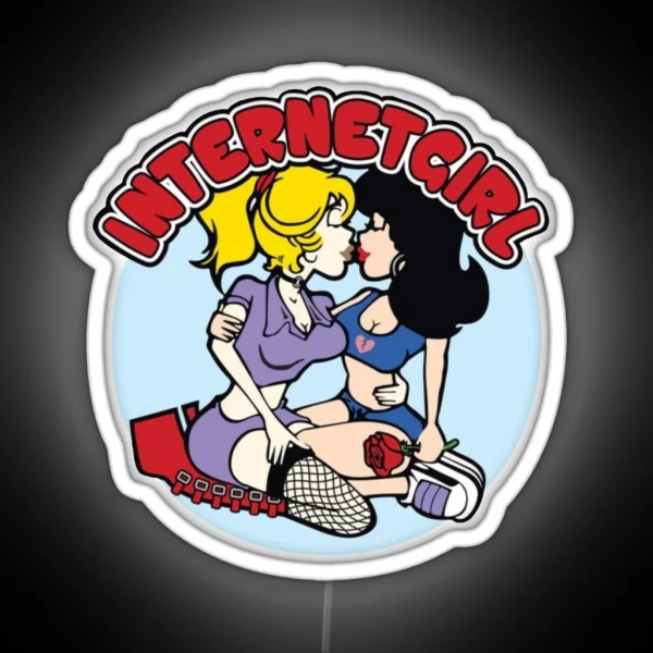 Igirl Betty And Veronica RGB Neon Sign