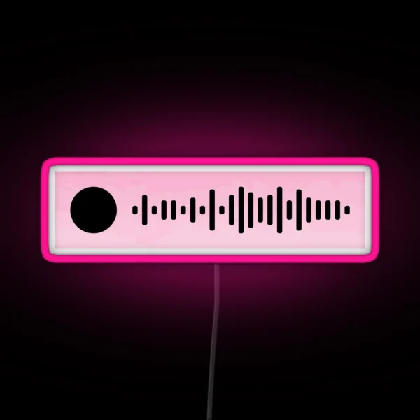 IGOR Album Tyler The Creator Spotify Scan Code RGB Neon Sign