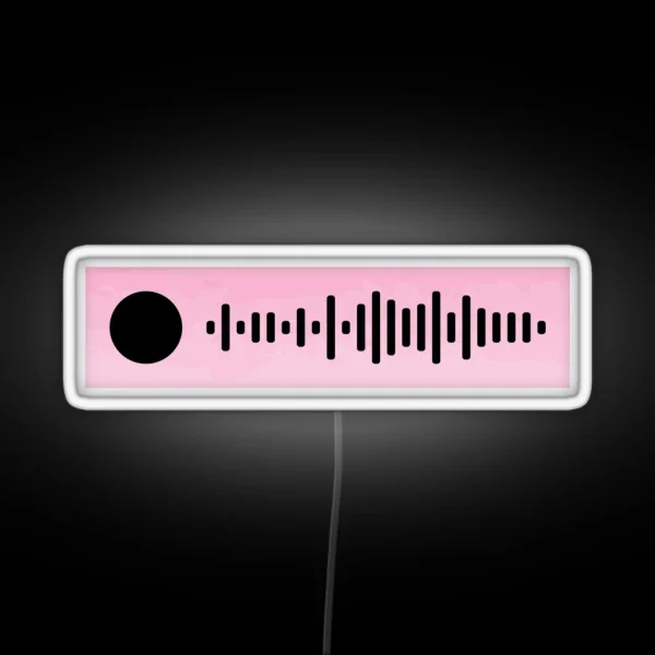IGOR Album Tyler The Creator Spotify Scan Code RGB Neon Sign