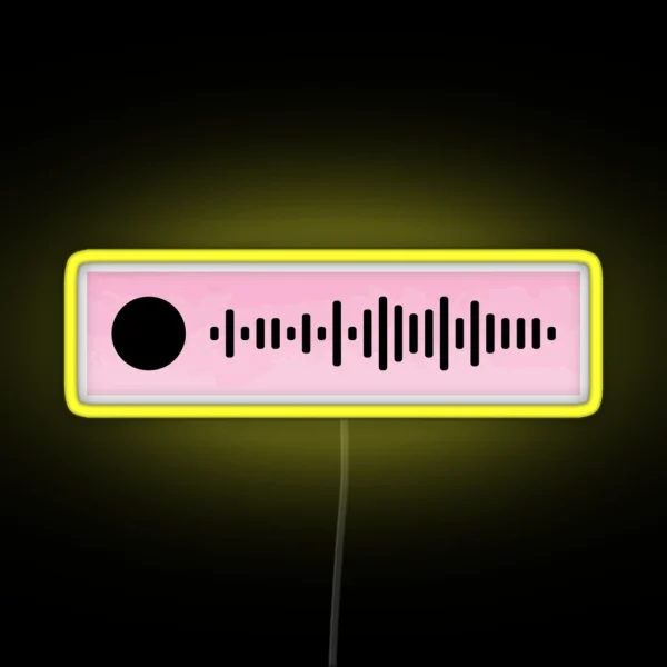 IGOR Album Tyler The Creator Spotify Scan Code RGB Neon Sign