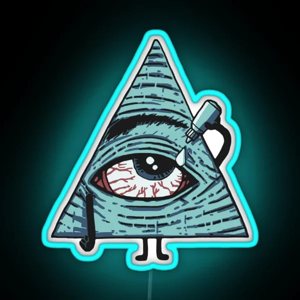Illuminati Are Baked RGB Neon Sign