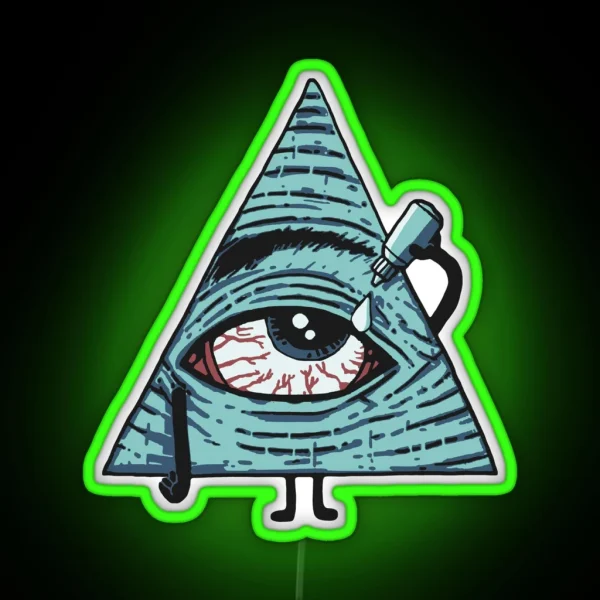 Illuminati Are Baked RGB Neon Sign