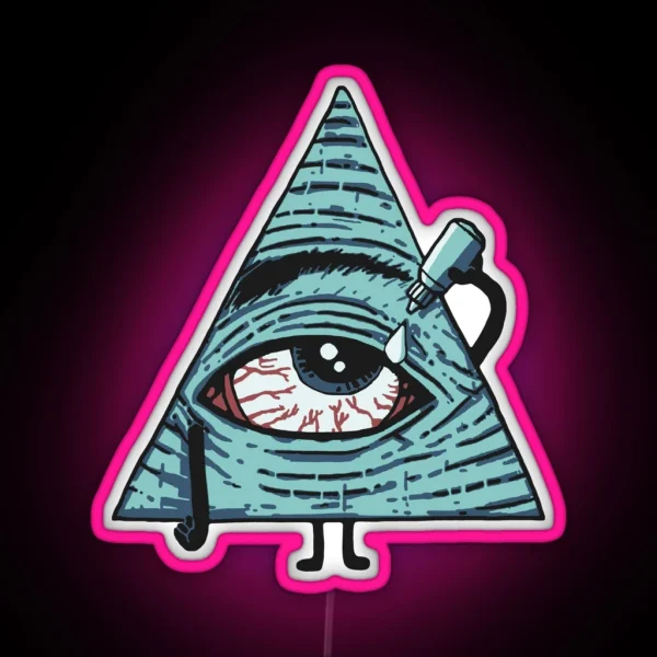 Illuminati Are Baked RGB Neon Sign
