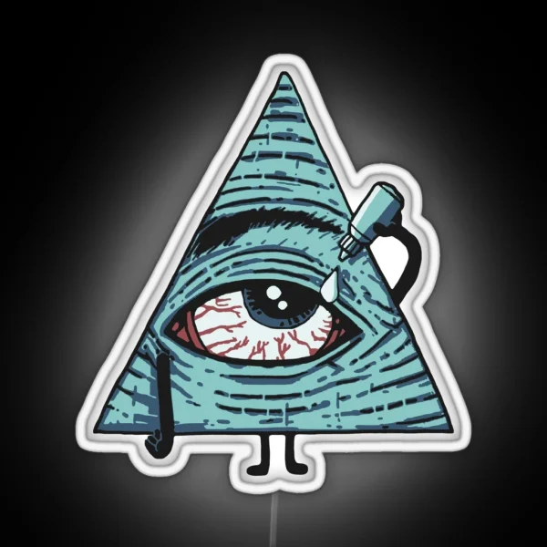 Illuminati Are Baked RGB Neon Sign
