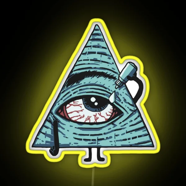 Illuminati Are Baked RGB Neon Sign