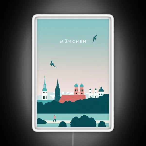 Illustration From Munich RGB Neon Sign