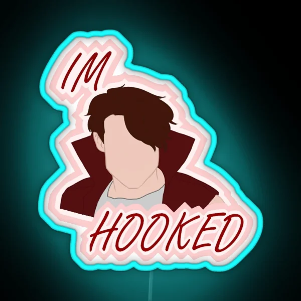Im Hooked Harry Hook Design RGB Neon Sign