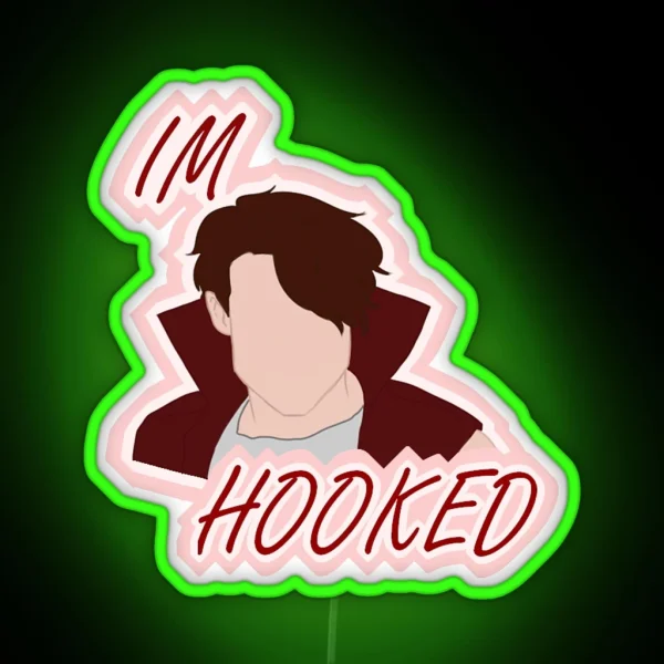 Im Hooked Harry Hook Design RGB Neon Sign