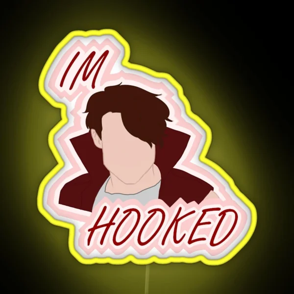 Im Hooked Harry Hook Design RGB Neon Sign