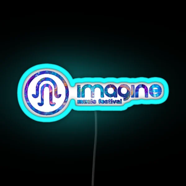 Imagine Music Festival RGB Neon Sign