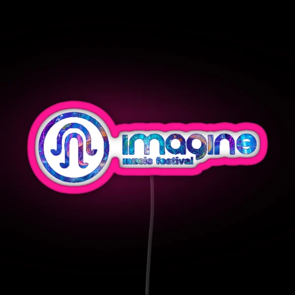Imagine Music Festival RGB Neon Sign