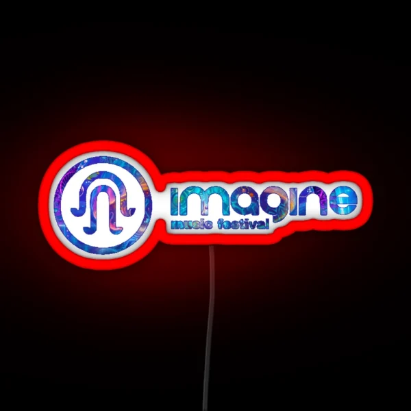Imagine Music Festival RGB Neon Sign