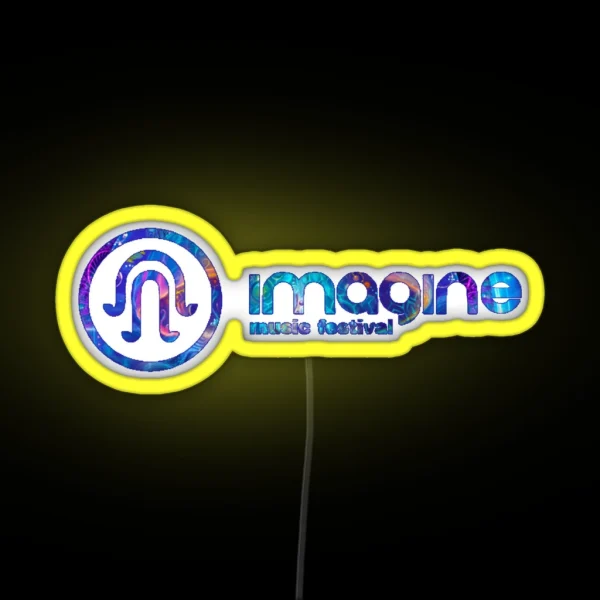 Imagine Music Festival RGB Neon Sign
