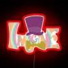 Vibrant Color-Changing Neon Wall Sign for Immersive Decorative Ambiance Effects