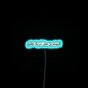 Vibrant Neon Sign Celebrating Diversity with Proud Pro-Immigration Statement Message