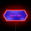 Bold, color-changing, timelessly stylish RGB neon signage for modern spaces.