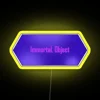 Vibrant Color Changing RGB LED Neon Sign Display Art Canvas