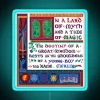 Merlin's Enchanted Realm Neon Sign with Vibrant RGB Colored Magic