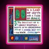 Enchanting Illuminated Sign for Fans of Mythic Magic and Legend