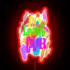 Fun and vibrant 'In Living Color' themed RGB neon sign