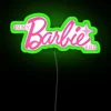 Neon Retro Sign Illuminates Childhood Nostalgia with Colorful Vibrant Glow