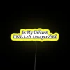 RGB Neon Sign for Home Decor with Whimsical Humorous Statement