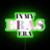 RGB Neon Sign Featuring Taylor Swift in Retro Music Style