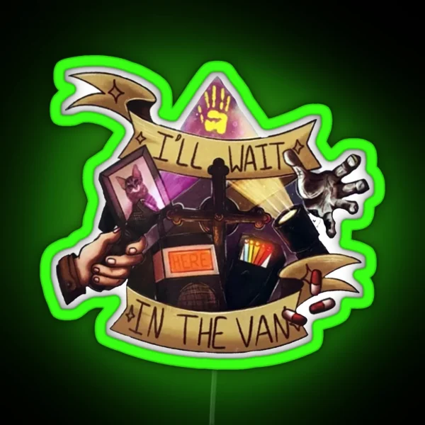 In The Van Phasmophobia Design RGB Neon Sign