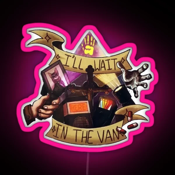 In The Van Phasmophobia Design RGB Neon Sign