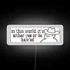 Neon 'Yee or Be Hawed' Sign for Modern Gamer Decorations