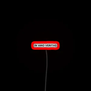 In Vino Veritas Wine Lover RGB Neon Sign