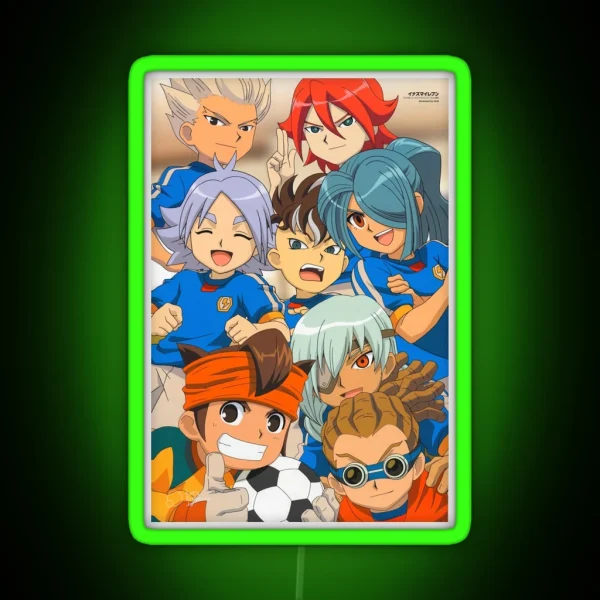Inazuma Japan Hiroto Gouenji Fubuki Fudou RGB Neon Sign