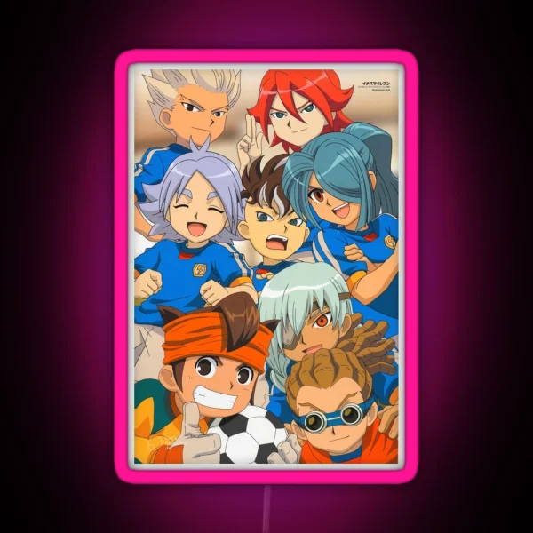 Inazuma Japan Hiroto Gouenji Fubuki Fudou RGB Neon Sign
