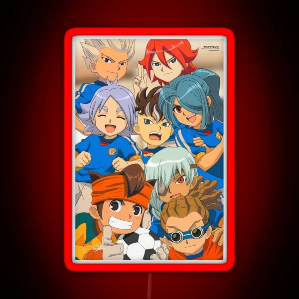 Inazuma Japan Hiroto Gouenji Fubuki Fudou RGB Neon Sign