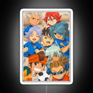 Inazuma Japan Hiroto Gouenji Fubuki Fudou Kazemaru Endou Sakuma Kidou RGB Neon Sign