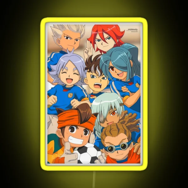 Inazuma Japan Hiroto Gouenji Fubuki Fudou RGB Neon Sign