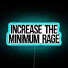 Add Edgy Ambiance with High-Intensity Increase The Minimum Rage Sign
