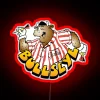Add retro ambiance with this vibrant, customizable neon 'Bullseye' sign.