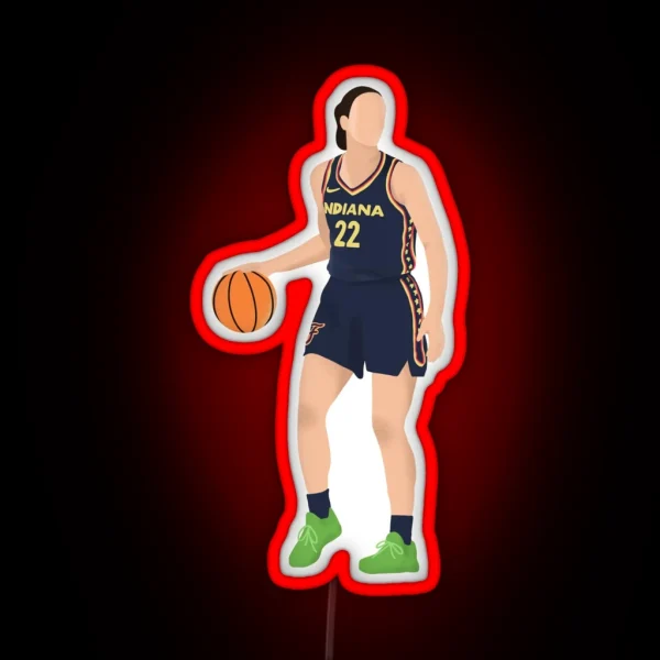 Indiana Fever Caitlin Clark RGB Neon Sign