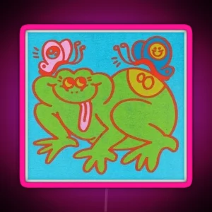 Indie Frog RGB Neon Sign