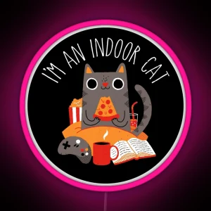 Indoor Cat RGB Neon Sign