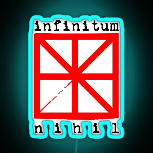 Infinitum Nihil Logo Fan Art RGB Neon Sign
