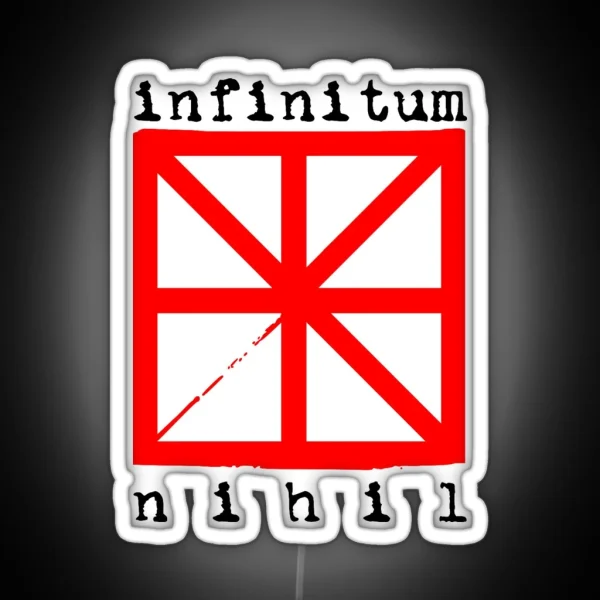 Infinitum Nihil Logo Fan Art RGB Neon Sign