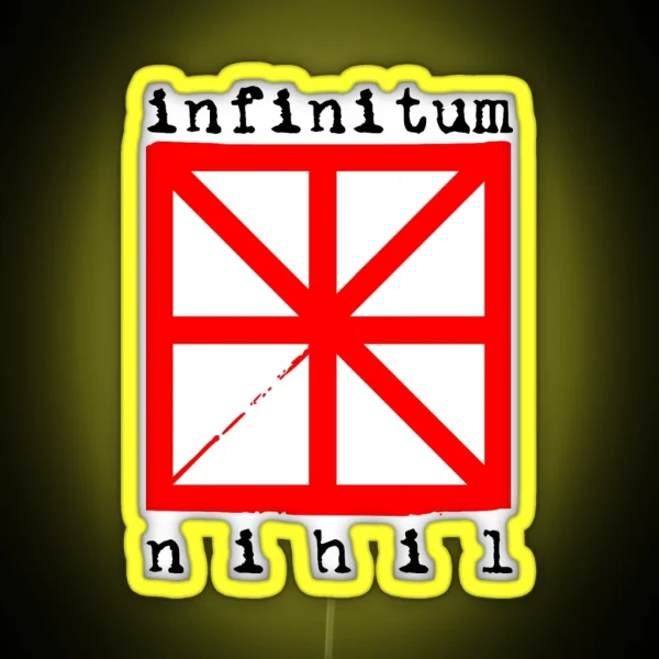 Infinitum Nihil Logo Fan Art RGB Neon Sign