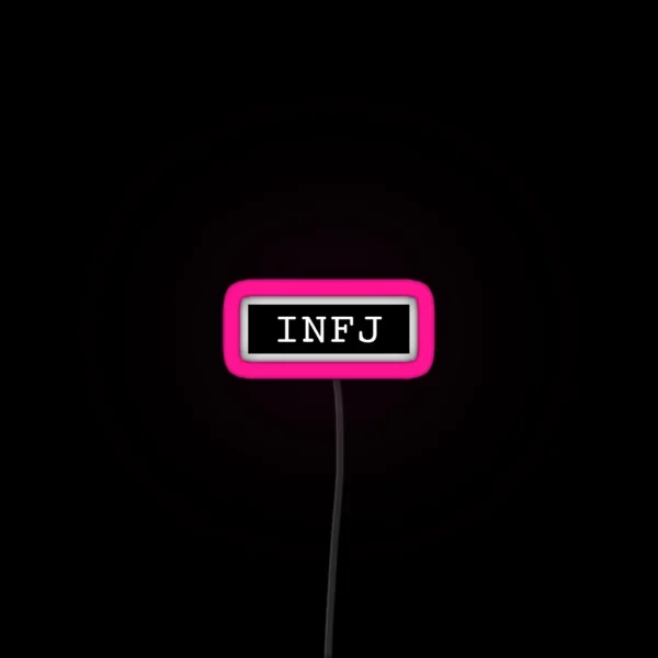 INFJ Typewriter RGB Neon Sign