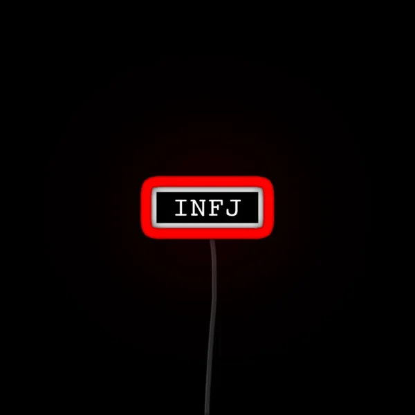 INFJ Typewriter RGB Neon Sign