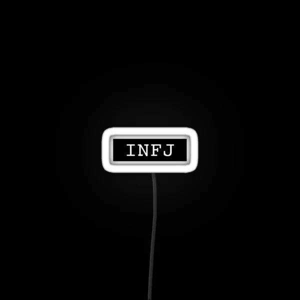 INFJ Typewriter RGB Neon Sign