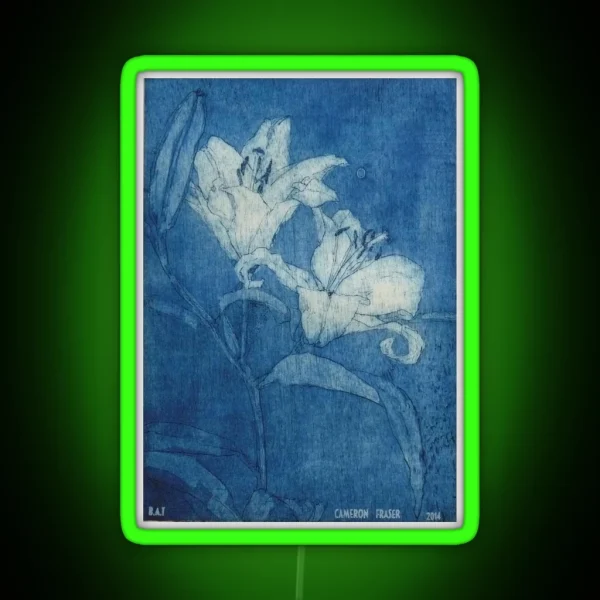 Informal Iris Cameron Fraser RGB Neon Sign