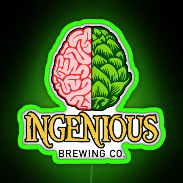 Ingenious Brewing Company RGB Neon Sign