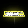 Vibrant colorful motivational led art decor for home or office